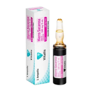 Hierro Sacarosa 100 Mg Ampolla X 5 Ml