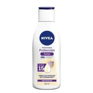 Crema NIVEA® Protección Solar FPS 15 x 220 ml